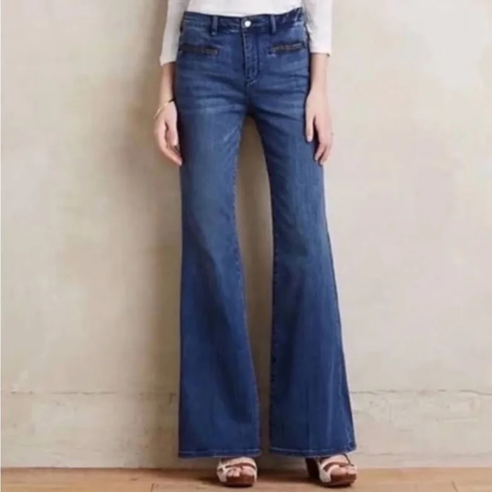 Anthropologie Pilcro and the Letterpress flare jeans